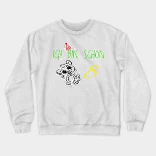 Children's birthday 8 years gift t-shirt Crewneck Sweatshirt